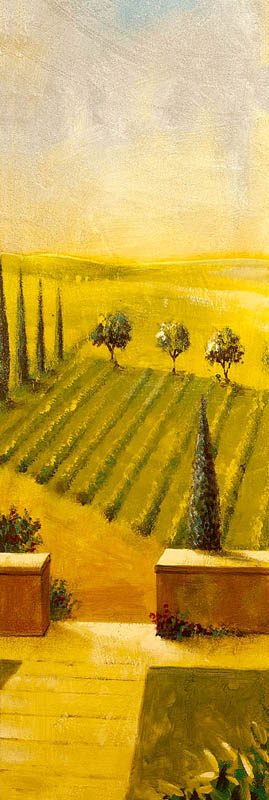 Affresco Vigneti sui colli Toscani